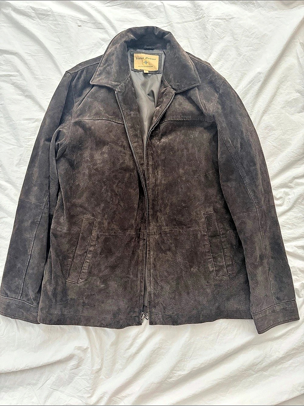 Boston Harbour Men's Brown Jacket Size Large